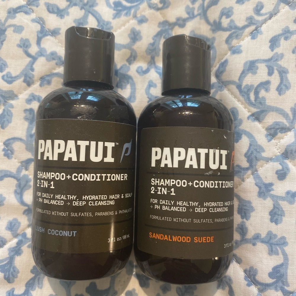 Papatūi 2-in-1 Shampoo + Conditioner (Black) - Coconut & Sandalwood Suede